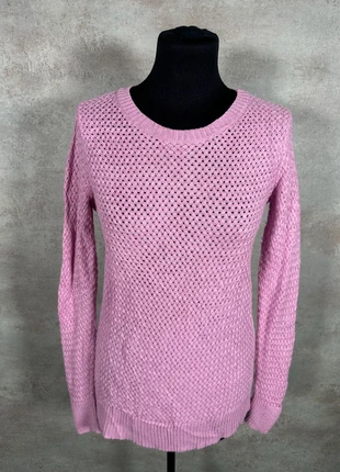Pull Maille Torsadée Cable Knit Vintage Ann Taylor rose pastel ajoure taille M, merk: Vintage Dressing, staat: Heel goed, maat: M / 38 / 10, € 15,00, € 16,45 inclusief Kopersbescherming Pro