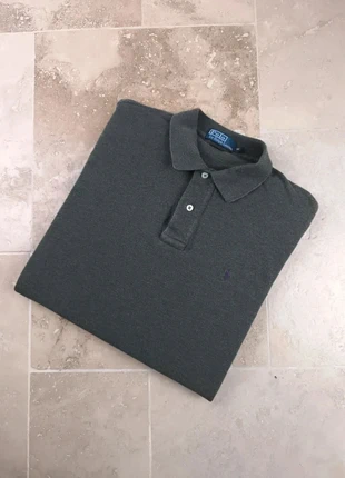 Polo Ralph Lauren - Homme M coupe droite - Vert foncé logo violet - Coton piqué, marca: Ralph Lauren, estado: Muito bom, tamanho: M, €27.00, €29.05 inclui Proteção do Comprador Pro