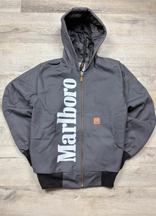 Carhartt x Marlboro Jacket Grey - M - Vintage Rework Workwear, marque: Carhartt, état: Très bon état, taille: M, 58,90 €, 62,55 € Protection acheteurs incluse