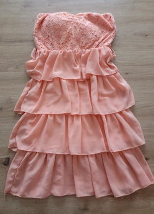 Robe dentelle corail - taille 36 - taille bon état, brand: Inconnu, condition: New without tags, size: S, €3.00, €3.85 includes Buyer Protection