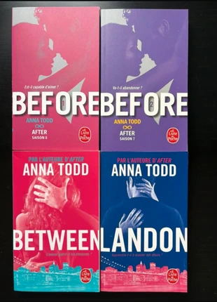 Lot de 4 livres Anna Todd - Before 1 & 2, Between, Landon - Le Livre de Poche, état: Neuf sans étiquette, 20,00 €, 21,70 € Protection acheteurs incluse