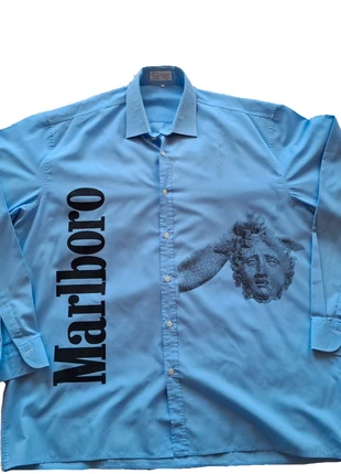 Vintage long sleeve shirt, marque: Marlboro, état: Très bon état, taille: M, 35,00 €, 37,45 € Protection acheteurs incluse