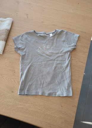 T-shirt okaïdi motif chat vivre avec optimisme, marque: Okaïdi, état: Neuf sans étiquette, taille: 10 ans / 140 cm, 4,00 €, 4,90 € Protection acheteurs incluse