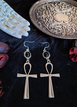 Ankh earrings ~ orecchini goth con croce egizia 🦇 gothic earrings boucles d'oreilels gothiques, marque: goth, état: Très bon état, 7,90 €, 9,00 € Protection acheteurs incluse