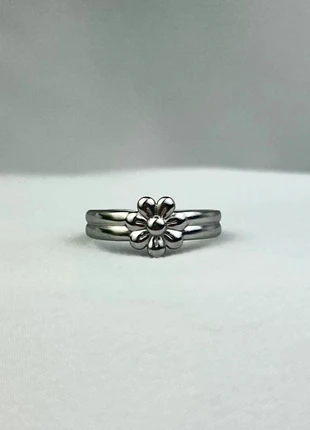 Bague Fleur Argentée Style Simple Anneau Ouvert Ajustable, marque: CHROME, état: Très bon état, taille: Ajustable, 5,80 €, 6,79 € Protection acheteurs (Pro) incluse
