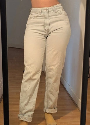 mom jeans bleu ciel, marke: Denim, zustand: Gut, größe: XS / 34 / 6, 3,00 €, 3,85 € inklusive Vinted-Käuferschutz