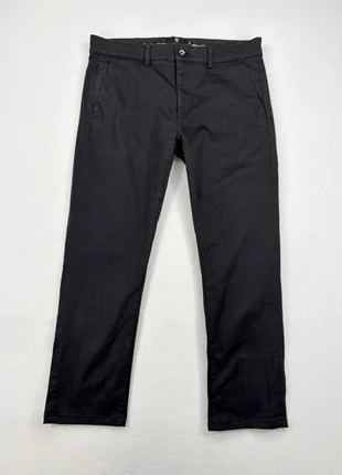 Pantalon chino noir Izac Vintage en satin de coton compact – Taille 42, brand: Vintage Dressing, condition: Good, size: W32, €13.00, €14.35 includes Buyer Protection Pro