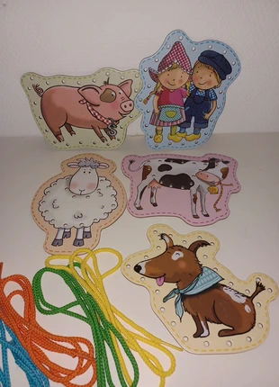 Fien en teun / rijgkaarten, merk: Fien & Teun, staat: Heel goed, maat: Universeel, € 4,00, € 4,90 inclusief Kopersbescherming