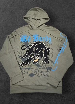 Hoodie ed hardy kaki blackpanther-m, marque: Ed Hardy, état: Très bon état, taille: M, 20,00 €, 21,70 € Protection acheteurs incluse