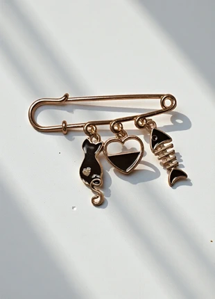 Broche chat 🐱, marca: broche original, estado: Novo sem etiquetas, €4.00, €4.90 inclui Proteção do Comprador