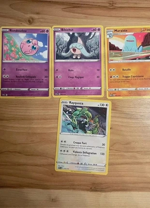 Pokémon - Lot de 4 cartes MacDo 2024 - française et officielle, marque: Pokémon, état: Très bon état, 1,00 €, 1,75 € Protection acheteurs incluse
