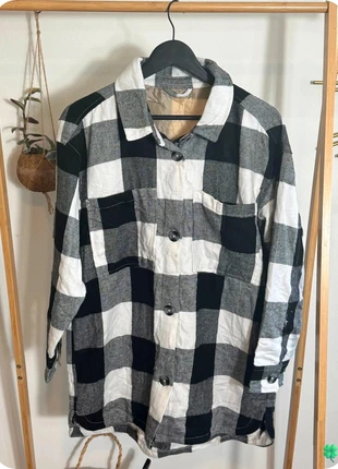 Chemise Flanelle Serra épaisse à carreaux noir/blanc Fermeture gros boutons Taille M, brand: Serra, condition: Good, size: M, €19.90, €21.60 includes Buyer Protection Pro