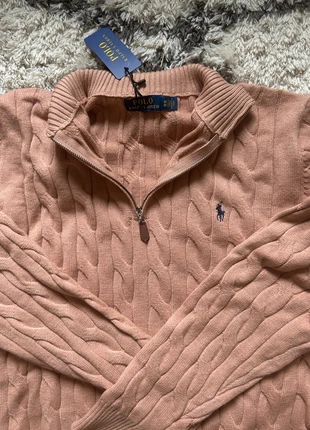 Ralph Lauren demi-zip torsadé marron – Taille M – Neuf étiquette, marca: Ralph Lauren, estado: Novo sem etiquetas, tamanho: M, €59.95, €63.65 inclui Proteção do Comprador