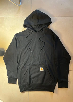 Hoodie Carhartt Rework Noir – Taille S – Streetwear Rare Workwear, merk: Carhartt, staat: Heel goed, maat: S, € 35,00, € 37,45 inclusief Kopersbescherming