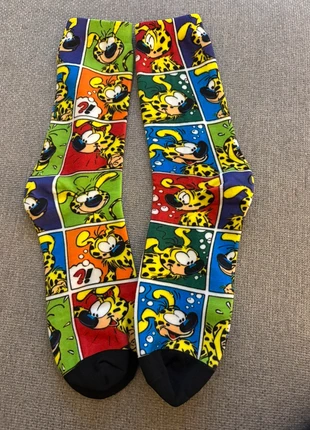 Chaussettes Marsupilami 🐆💛, staat: Heel goed, maat: Universeel, € 6,00, € 7,00 inclusief Kopersbescherming Pro