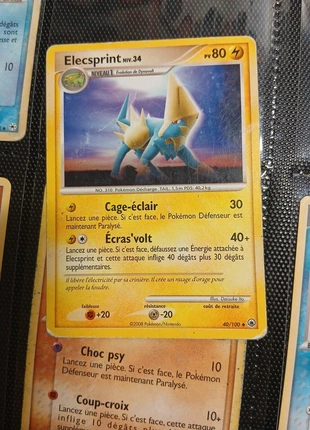 Pokémon Elecsprint 40/100 Diamant et Perle Aube Majestueuse, marca: Pokémon, estado: Bom, €1.00, €1.75 inclui Proteção do Comprador
