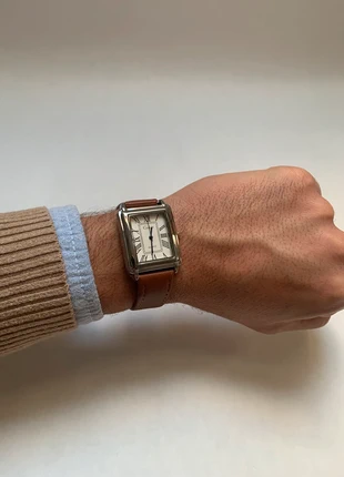 Montre marron & argenté – Style tank - vintage, brand: Quartz, condition: New without tags, size: One size, €13.99, €15.39 includes Buyer Protection Pro