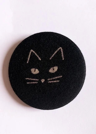 Broche tissu chat, merk: Creatrice, staat: Nieuw met prijskaartje, € 4,50, € 5,43 inclusief Kopersbescherming