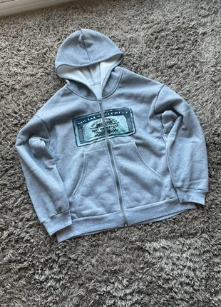 Pull zippé gris y2k vintage floqué. Très bon état taille M., brand: PAS, condition: Very good, size: M, €35.00, €37.45 includes Buyer Protection