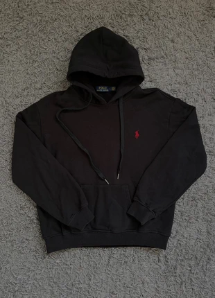 Sweat à capuche ralph Lauren noir logo brodée rouge taille L, marke: Ralph Lauren, zustand: Sehr gut, größe: L, 49,00 €, 52,15 € inklusive Vinted-Käuferschutz