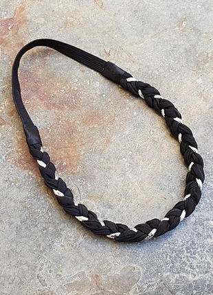 bandeau tresse noir et argenté, brand: Boutique indépendante, condition: New without tags, €5.00, €5.95 includes Buyer Protection