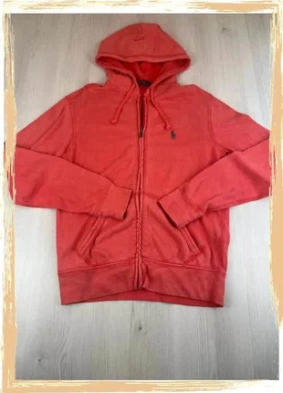 Sweat Zip à Capuche Gilet Polo Ralph Lauren Corail Orange Taille XS, brand: Polo Ralph Lauren, condizioni: Ottime, taglia: XS / IT 38 / EU 34, €34.00, €36.40 include la Protezione acquisti Pro