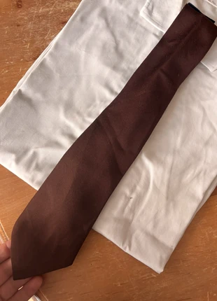 Cravate marron unie homme élégante, marke: Vintage Dressing, zustand: Sehr gut, 5,00 €, 5,95 € beinhaltet Vinted-Käuferschutz Pro