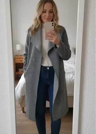 Manteau long gris – Taille 36/S, marque: Primark, état: Très bon état, taille: S / 36 / 8, 10,00 €, 11,20 € Protection acheteurs incluse