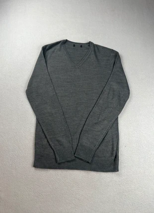 Pull Vintage Maille Fine Gris Col V 2000s Y2K - Taille S, marque: Vintage Dressing, état: Très bon état, taille: S, 19,90 €, 21,60 € Protection acheteurs (Pro) incluse