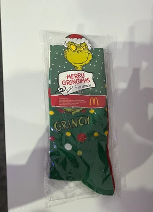 Calzini Grinch x mcdonald’s, brand: McDonald's, condizioni: Nuovo con cartellino, taglia: Taglia unica, €3.50, €4.38 include la Protezione acquisti