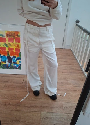 Ann de meulemeester wool pants, merk: Ann Demeulemeester, staat: Nieuw zonder prijskaartje, maat: XL / 42 / 14, € 700,00, € 714,00 inclusief Kopersbescherming