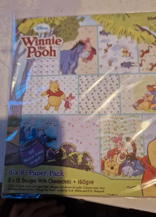 Winnie the Pooh 6x6 paper pad, brand: Disney, condition: New, £3.00, £3.85 includes Buyer Protection