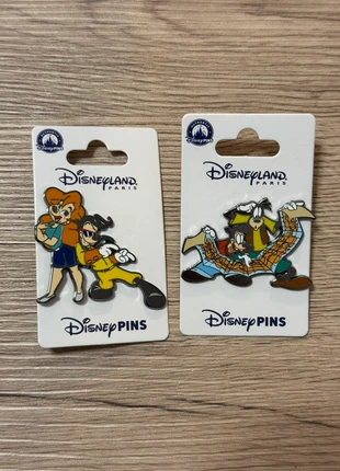 Lot de 2 pins Dingo et Max DLP, marke: Disneyland Paris, zustand: Neu, mit Etikett, 27,00 €, 29,05 € inklusive Vinted-Käuferschutz