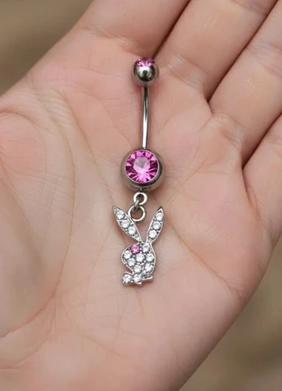 Piercing Nombril bijoux corps Lapin Playboy Acier Inoxydable Strass Diamant Pendentif Luxe (19), brand: Playboy, condition: New with tags, €7.87, €8.96 includes Buyer Protection Pro