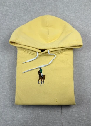 Sweat pull a capuche Ralph Lauren jaune gros logo avec qr code, taille M, marque: Ralph Lauren, état: Bon état, taille: M / 38 / 10, 35,00 €, 37,45 € Protection acheteurs incluse