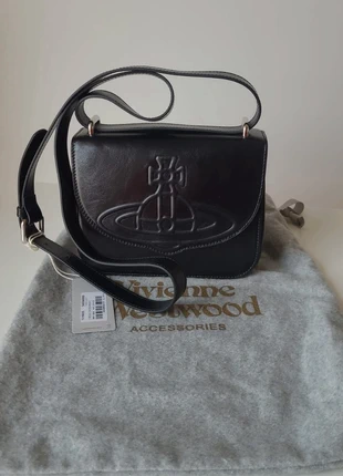 Borsa in pelle nera Vivienne Westwood, marque: Vivienne Westwood, état: Neuf avec étiquette, 285,00 €, 299,95 € Protection acheteurs incluse