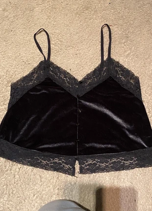 Top lingerie sexy noir velours dentelle y2k, brand: COQUETTE, condition: New without tags, size: S / 36 / 8, €5.00, €5.95 includes Buyer Protection