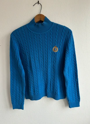 Pull Torsadé Ralph Lauren Bleu 📏 M, marque: Ralph Lauren, état: Très bon état, taille: M / 38 / 10, 29,00 €, 31,15 € Protection acheteurs (Pro) incluse