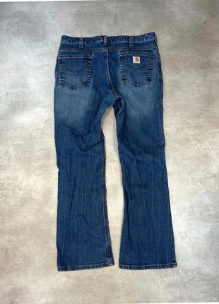 Jean USA bleu marine flare délavé Carhartt Vintage, marca: Carhartt, estado: Bom, tamanho: M / 38 / 10, €16.98, €18.53 inclui Proteção do Comprador Pro