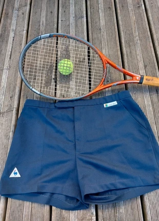 Short vintage, tennis ,rare,collector. Le Coq Sportif.Collection Yannick Noah.Bleu marine. XL., marque: Le Coq Sportif, état: Très bon état, taille: XL, 29,50 €, 31,68 € Protection acheteurs incluse