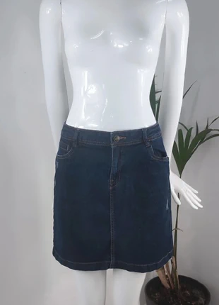 Jupe en jeans Camaïeu, taille 42, brand: Camaïeu, condizioni: Ottime, taglia: XL / IT 46 / EU 42, €12.00, €13.30 include la Protezione acquisti