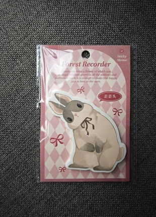 Nieuw sticky memo blok konijn, merk: Memo, staat: Nieuw met prijskaartje, € 2,15, € 2,96 inclusief Kopersbescherming