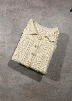 Pull Aran Vintage Irish Wool en 100% pure laine Beige en maille torsadée taille M, marque: Aran Crafts, état: Très bon état, taille: M, 29,99 €, 32,19 € Protection acheteurs incluse