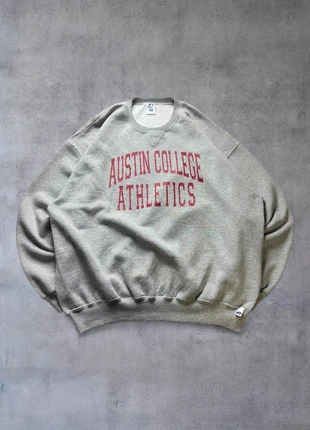 Sweat Crewnek Russel Athletic USA vintage gris – Taille XL Oversize (Unisexe), marca: Russel Athletic, estado: Muito bom, tamanho: XL, €22.00, €23.80 inclui Proteção do Comprador Pro