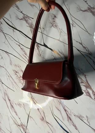 Borsa a spalla retró Bordeaux Opaca, condizioni: Ottime, €15.00, €16.45 include la Protezione acquisti