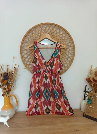 Vestido Forever21 boho print sleeveless dress talla M, marque: Forever 21, état: Très bon état, taille: M / 38 / 10, 12,00 €, 13,30 € Protection acheteurs incluse