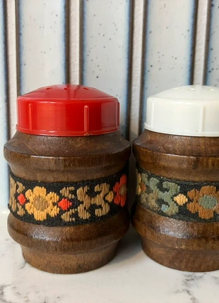 Retro peper en zout set, merk: onbekend, staat: Nieuw zonder prijskaartje, € 2,00, € 2,80 inclusief Kopersbescherming