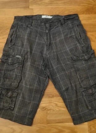 Short cargo à carreaux – Celio – Taille 42, brand: Celio, condition: Satisfactory, size: W32, €1.00, €1.75 includes Buyer Protection