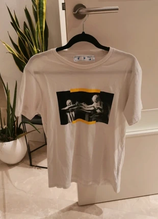 Off-White Caravaggio Crewneck TEE, merk: Off-White, staat: Heel goed, maat: L, € 40,00, € 42,70 inclusief Kopersbescherming