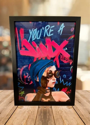 Cadre jinx arcane league of legends, brand: League of Legends, condition: Very good, €6.00, €7.00 includes Buyer Protection Pro